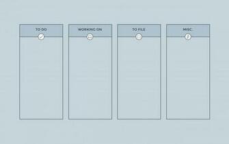 Grey Blue Columns Desktop Organizer Wallpaper Background In