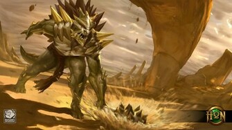 Armadon Horny Lizardon Wallpaper