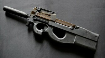 Fn P90 Sub Machine Gun HD Wallpaper