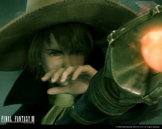 Final Fantasy Iii Wallpaper Arc Black Mage Rei Da Cocada Preta By