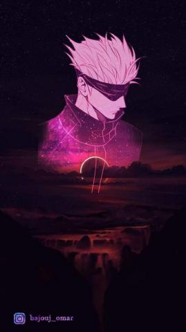 Satoru Gojo Jujutsu Kaisen iPhone Case By Bajouj Omar Anime Art