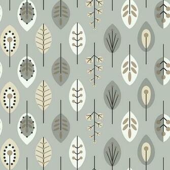 York Wallcoverings Bistro Retro Leaves Wallpaper Kb8527 The