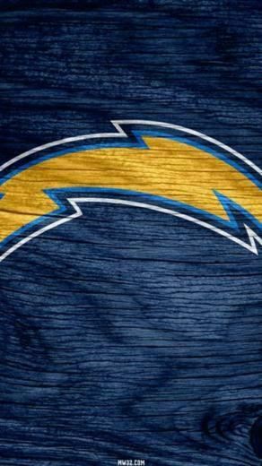 San Diego Chargers Blue Weathered Wood Wallpaper For iPhone