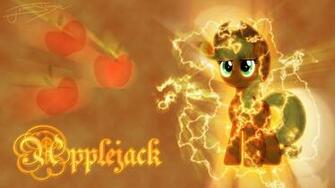 Applejack Lightning Background By Jamey4 Mlp