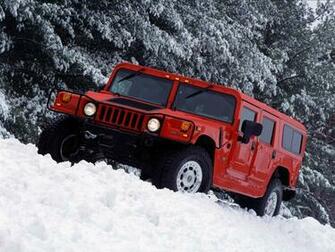 Hummer H1 Snow Angle Wallpaper