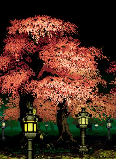 Pixel Background On