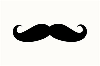 Moustache Black Brand Clip Art Vector Online Royalty