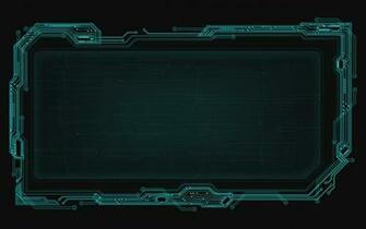 Interface Cyan Wallpaper