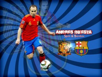 Andr S Iniesta Wallpaper