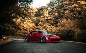 Nissan 350z Red Car Wallpaper