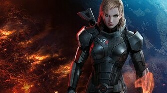 Mass Effect Wallpaper Femshep