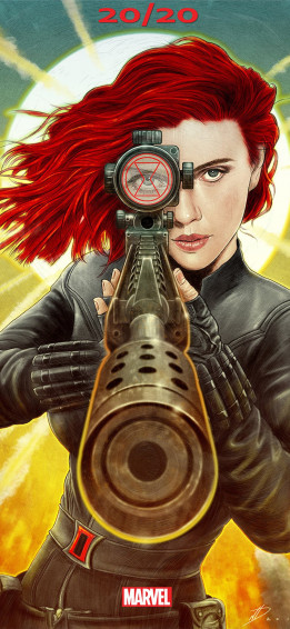 Black Widow Movie Poster iPhone X Wallpaper