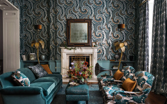 Temperley London And Romo Debut Exuberant Wallpaper Fabric