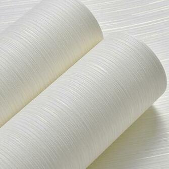 Plain Silver Linear Textured Wallpaper Solid Color Stripes Wall
