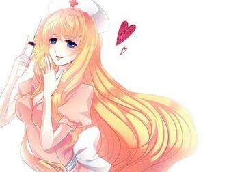 Girl Nurse Syringe Heart Gesture Stock Photos Image HD