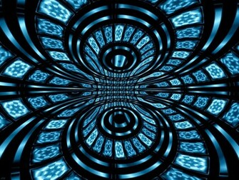Blue And Black Abstract Wallpaper
