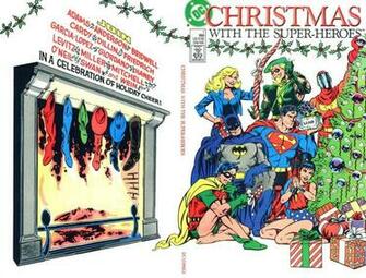 Christmas Themed Comic Book With Superheroes It Is Published By Dc