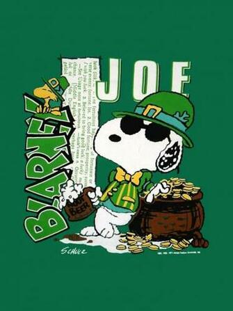 Snoopy St Patricks Day Wallpaper Joe Blarney