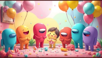 Cute Among Us Wallpaper