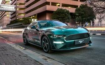 Wallpaper Of Car Ford Mustang Bullitt Green