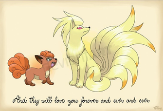 Ninetales And Vulpix Wallpaper Ninetails By