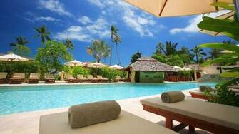 Tropical Resort Wallpaper Beach