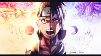 Anime Naruto HD Kurama Ashura Ootsutsuki Uzumaki Indra Custom