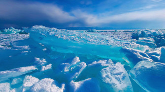 Blue Ice Wallpaper
