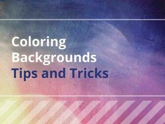 Coloring Background Tips And Tricks The Book Club