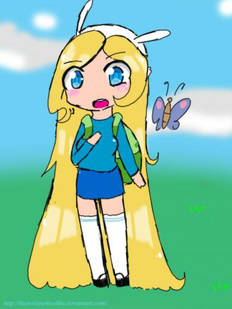 Fionna The Human Adventure Time By Titanslayerkookku