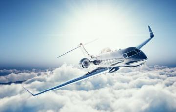 Wallpaper The Sky Clouds Flight Plane Height Blur