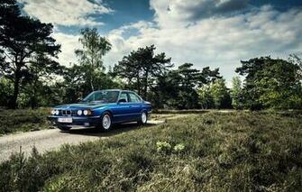 Wallpaper E34 Blue Bmw Classic 535i Image For