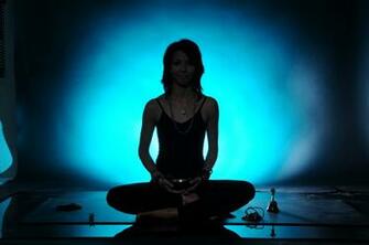 Meditation Pose Posture Meditating Women