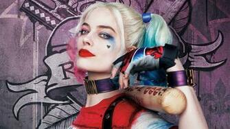 Margot Robbie As Harley Quinn 8k Ultra HD Wallpaper Background