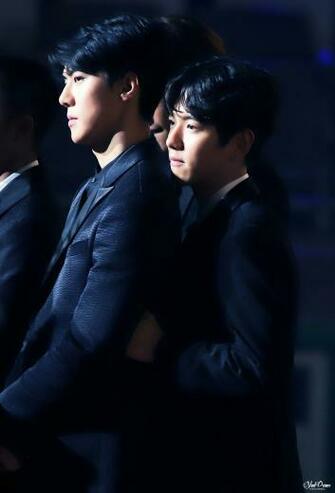 Sehun Baekhyun Exo With Image Background Fan
