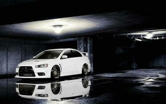 Desktop Mitsubishi Evolution Evo Parking Wallpaper Image In