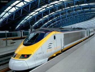Motor Eurostar Waterloo International Station London England