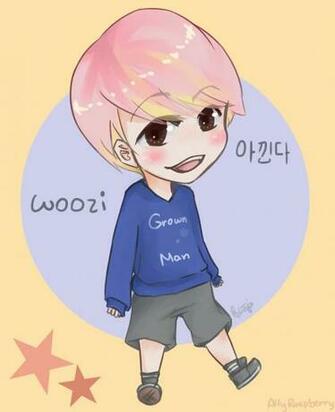Woozi Seventeen By Potatoshojo