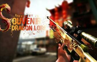 Wallpaper Csgo Awp Dragon Lore Games