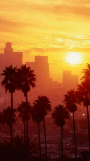 iPhone Wallpaper Landscapes La Sunset