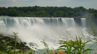 Niagara From Ontario Falls Wallpaper