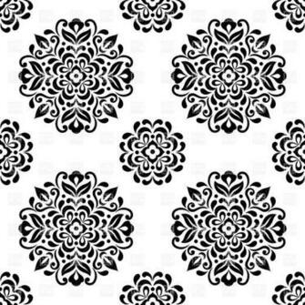 Go Back Image For Mandala Black And White