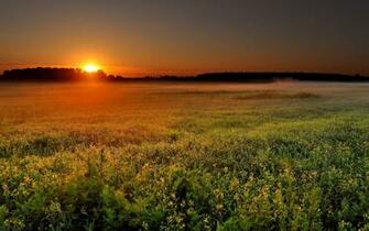 Farm Sunset HD Wallpaper Res Desktopas