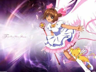 Captors Card Captor Sakura Anime Wallpaper Autumn Falls