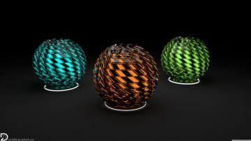 Distorted Spheres 5k Apple Imac Ultra HD Desktop Background