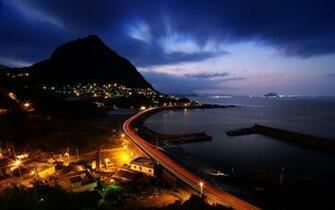 Night High Definition Desktop Background Golden Bridge Lights