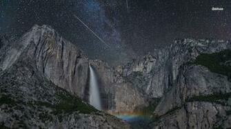 In A Valley Yosemite Falls Wallpaper Nature