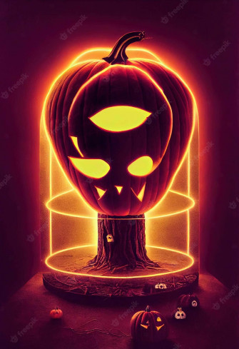 Neon Halloween X Wallpaper