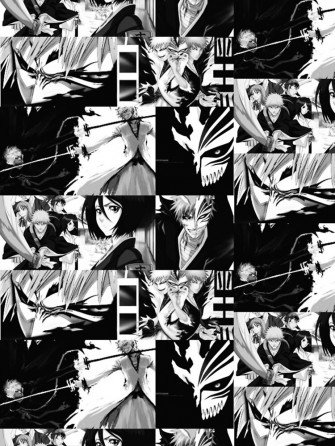 Anime Black And White Collage iPhone Case By