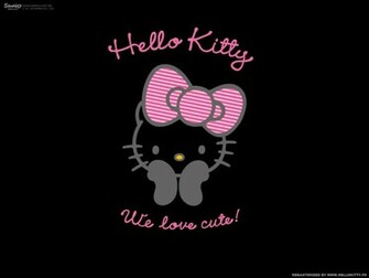 Wallpaper Hello Kitty Pink Cute